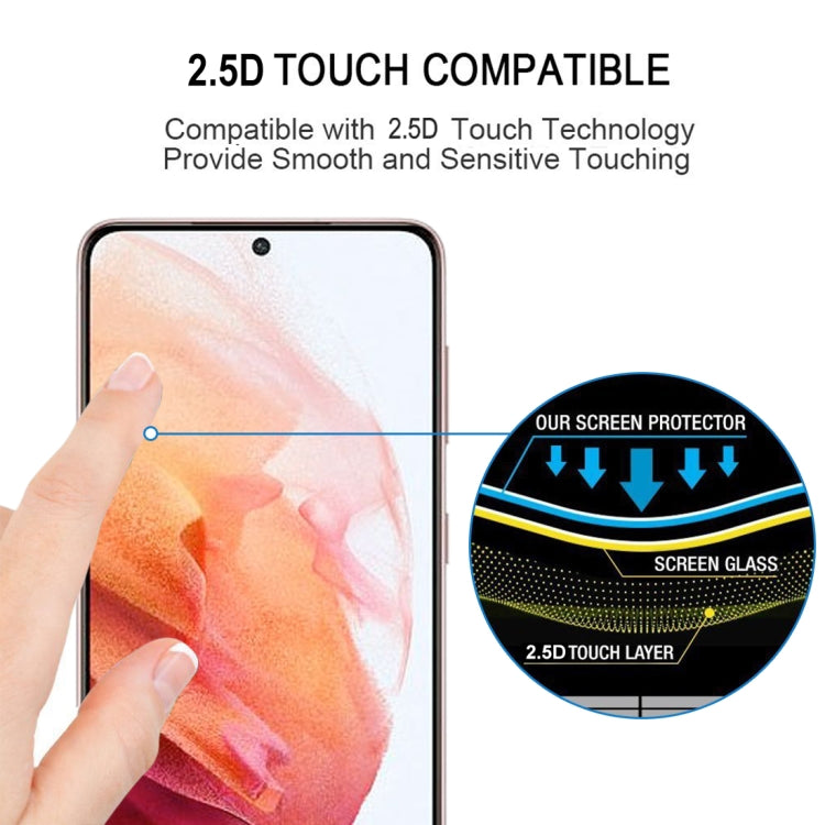 Lot de 25 films en verre trempé 3D à bords incurvés pour Samsung Galaxy S21 5G, S21+ 5G et S21 Ultra 5G