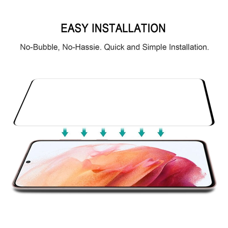 Lot de 25 films en verre trempé 3D à bords incurvés pour Samsung Galaxy S21 5G, S21+ 5G et S21 Ultra 5G