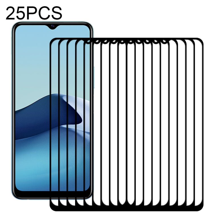 Lot de 25 films en verre trempé plein écran, pour Vivo X21s, Vivo iQOO U3/iQOO U5, Vivo Y20s, Vivo Y52s, Samsung Galaxy J2 Core 2020, Huawei Honor 10X Lite