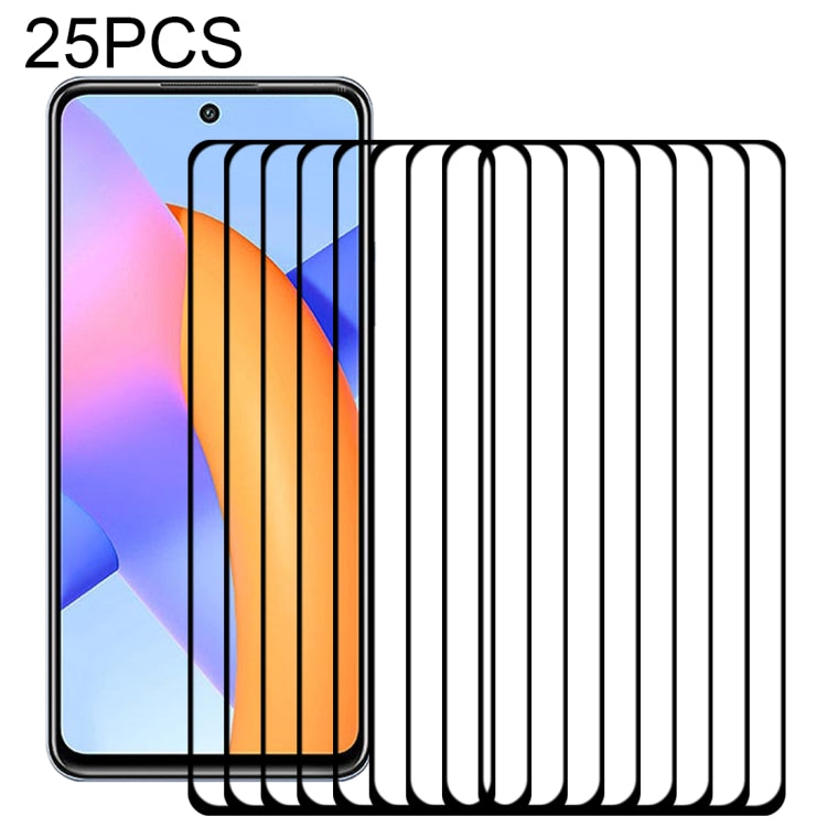 25 PCS Full Glue Full Screen Tempered Glass Film, For vivo X21s, For vivo iQOO U3 / iQOO U5, For vivo Y20s, For vivo Y52s, For Samsung Galaxy J2 Core 2020, For Huawei Honor 10X Lite