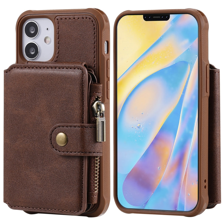 Zipper Shockproof Protective Case with Card Slots & Bracket & Photo Holder & Wallet Function, For iPhone 12 mini, For iPhone 12 / 12 Pro, For iPhone 12 Pro Max, For Samsung Galaxy Note20