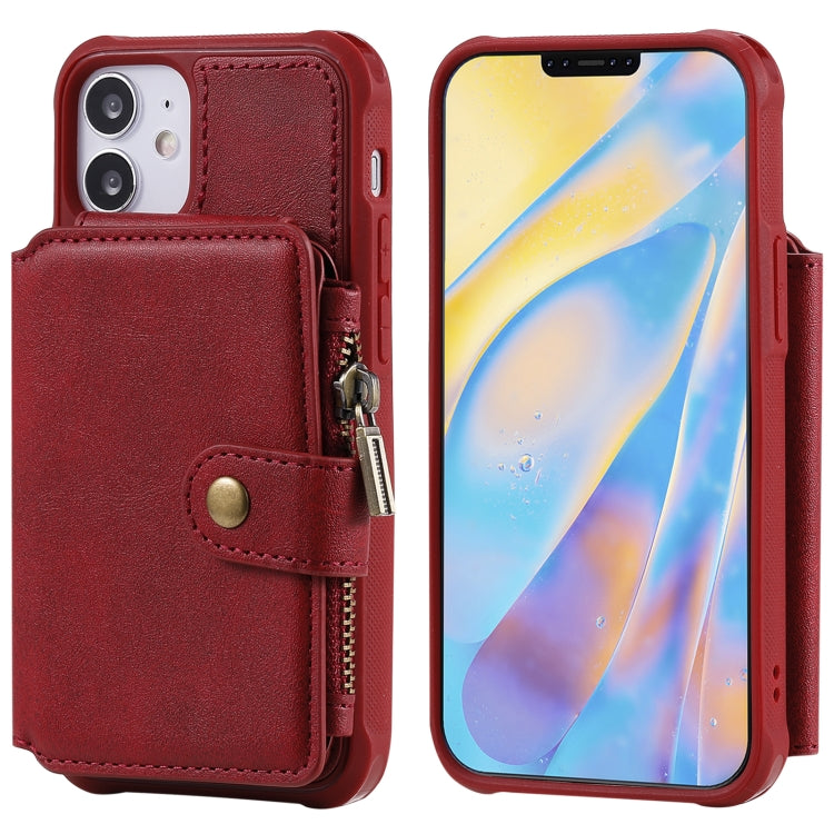 Zipper Shockproof Protective Case with Card Slots & Bracket & Photo Holder & Wallet Function, For iPhone 12 mini, For iPhone 12 / 12 Pro, For iPhone 12 Pro Max, For Samsung Galaxy Note20