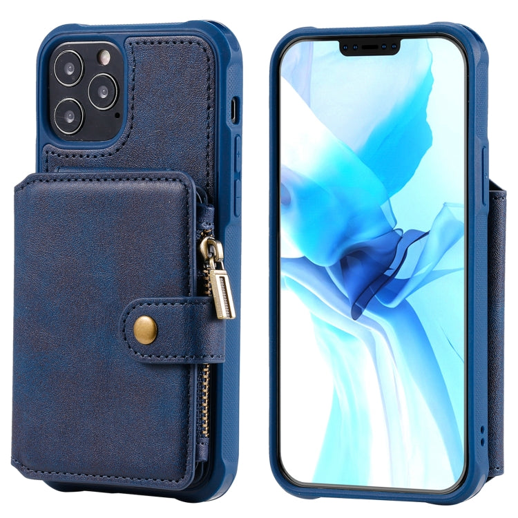 Zipper Shockproof Protective Case with Card Slots & Bracket & Photo Holder & Wallet Function, For iPhone 12 mini, For iPhone 12 / 12 Pro, For iPhone 12 Pro Max, For Samsung Galaxy Note20