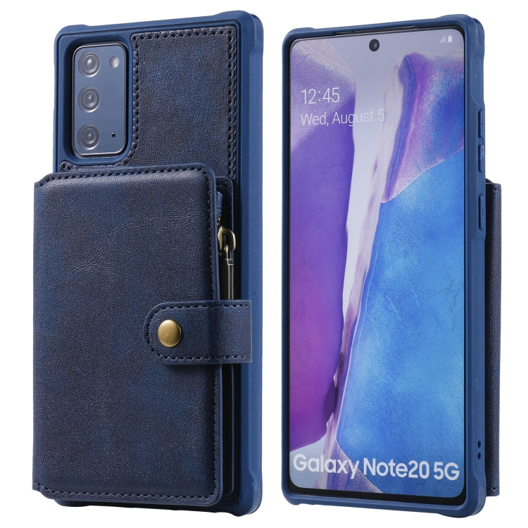 Zipper Shockproof Protective Case with Card Slots & Bracket & Photo Holder & Wallet Function, For iPhone 12 mini, For iPhone 12 / 12 Pro, For iPhone 12 Pro Max, For Samsung Galaxy Note20