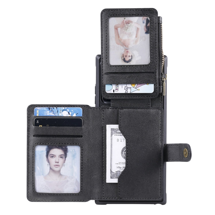 Zipper Shockproof Protective Case with Card Slots & Bracket & Photo Holder & Wallet Function, For Samsung Galaxy Note20 Ultra, For Samsung Galaxy S20 FE 5G