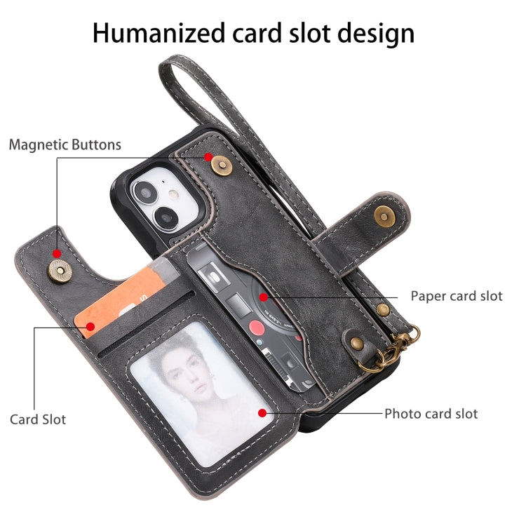 Shockproof Horizontal Flip Protective Case with Holder & Card Slots & Wallet & Photo Frame & Short Lanyard, For iPhone 12 mini, For iPhone 12 / 12 Pro, For Samsung Galaxy Note20, For Samsung Galaxy Note20 Ultra