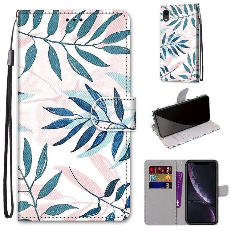 Coloured Drawing Cross Texture Horizontal Flip PU Leather Case with Holder & Card Slots & Wallet & Lanyard, Series 1