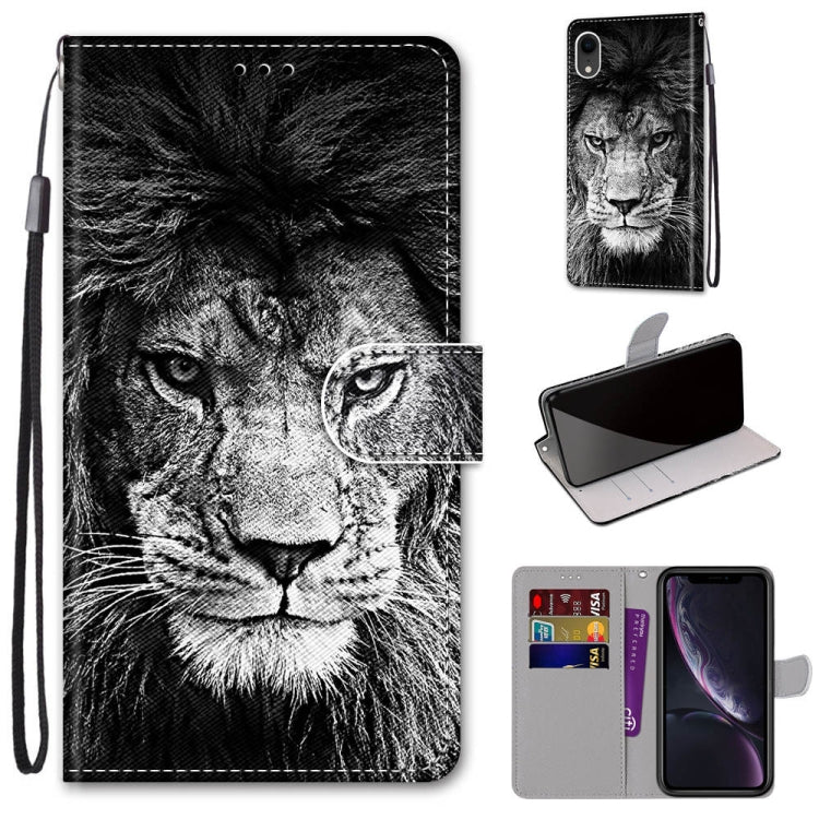 Coloured Drawing Cross Texture Horizontal Flip PU Leather Case with Holder & Card Slots & Wallet & Lanyard, Series 1