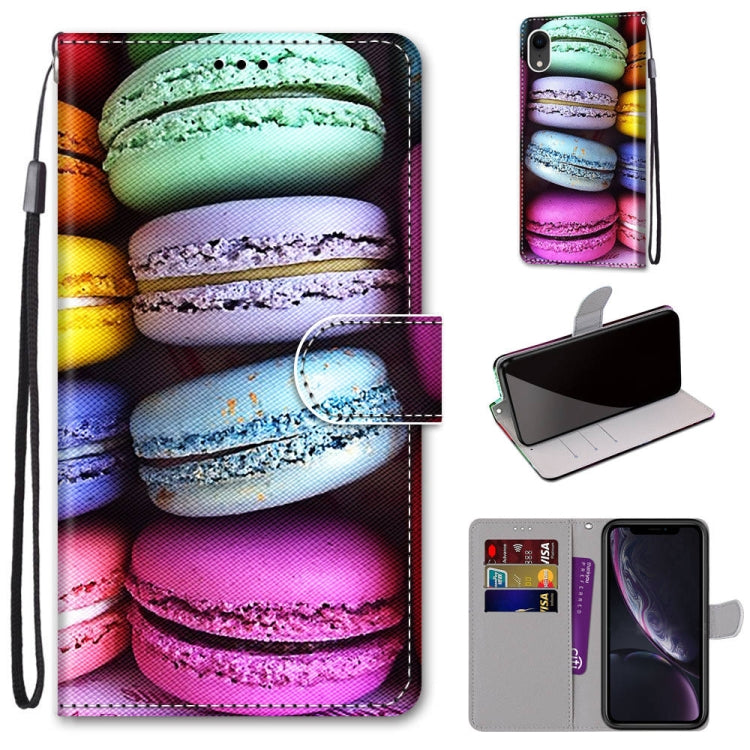 Coloured Drawing Cross Texture Horizontal Flip PU Leather Case with Holder & Card Slots & Wallet & Lanyard, Series 1