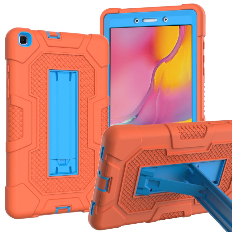 Contrast Color Robot Shockproof Silicone + PC Protective Case with Holder, For Samsung Galaxy Tab A 8.0 (2019) / T290, For Samsung Galaxy Tab A 8.4 (2020) / T307, For Samsung Galaxy Tab A 10.1 (2019) / T510