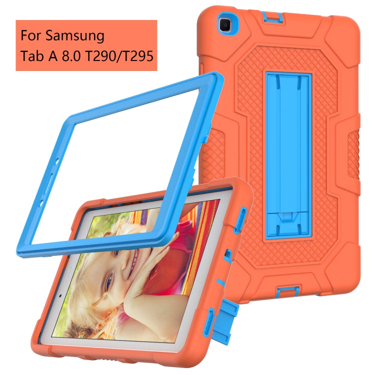 Contrast Color Robot Shockproof Silicone + PC Protective Case with Holder, For Samsung Galaxy Tab A 8.0 (2019) / T290, For Samsung Galaxy Tab A 8.4 (2020) / T307, For Samsung Galaxy Tab A 10.1 (2019) / T510