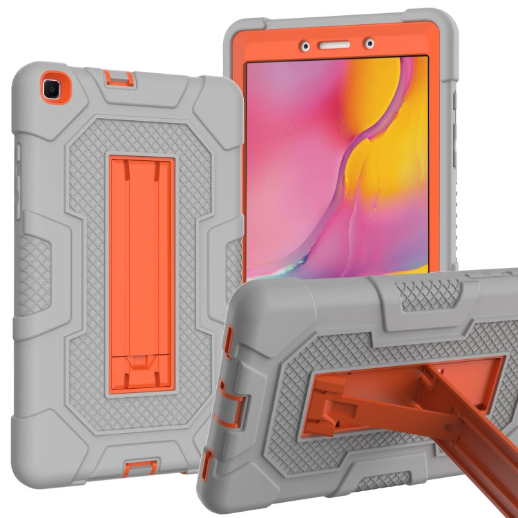 Contrast Color Robot Shockproof Silicone + PC Protective Case with Holder, For Samsung Galaxy Tab A 8.0 (2019) / T290, For Samsung Galaxy Tab A 8.4 (2020) / T307, For Samsung Galaxy Tab A 10.1 (2019) / T510