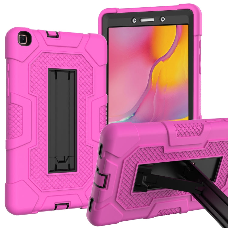 Contrast Color Robot Shockproof Silicone + PC Protective Case with Holder, For Samsung Galaxy Tab A 8.0 (2019) / T290, For Samsung Galaxy Tab A 8.4 (2020) / T307, For Samsung Galaxy Tab A 10.1 (2019) / T510