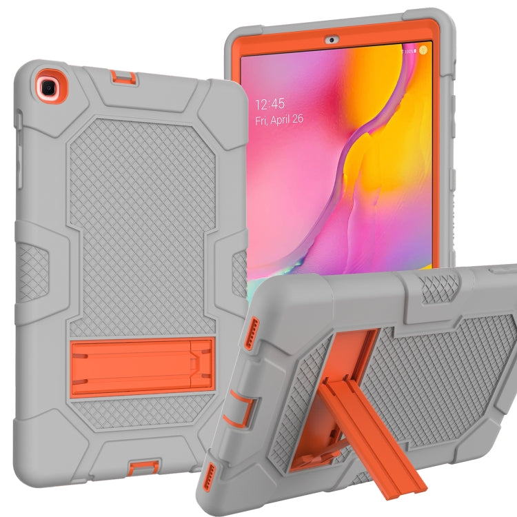 Contrast Color Robot Shockproof Silicone + PC Protective Case with Holder, For Samsung Galaxy Tab A 8.0 (2019) / T290, For Samsung Galaxy Tab A 8.4 (2020) / T307, For Samsung Galaxy Tab A 10.1 (2019) / T510