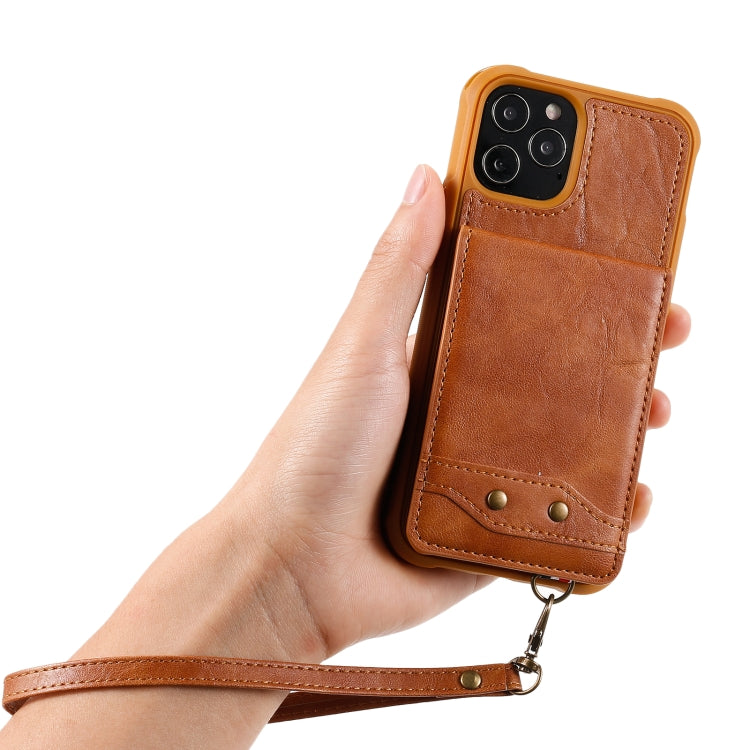 Vertical Flip Wallet Shockproof Back Cover Protective Case with Holder & Card Slots & Lanyard & Photos Frames, For iPhone 12 mini, For iPhone 12 / 12 Pro, For iPhone 12 Pro Max, For Samsung Galaxy Note20, For Samsung Galaxy Note20 Ultra