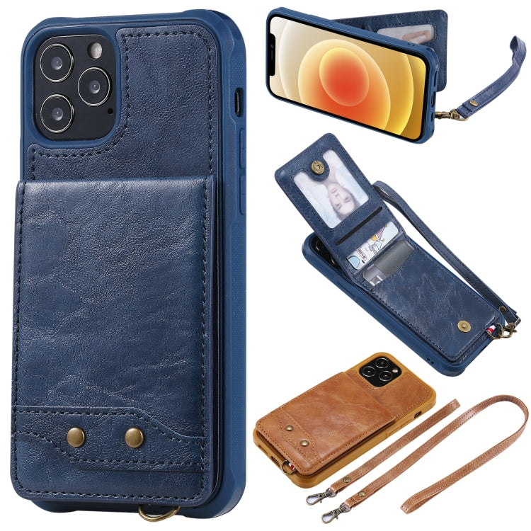 Vertical Flip Wallet Shockproof Back Cover Protective Case with Holder & Card Slots & Lanyard & Photos Frames, For iPhone 12 mini, For iPhone 12 / 12 Pro, For iPhone 12 Pro Max, For Samsung Galaxy Note20, For Samsung Galaxy Note20 Ultra
