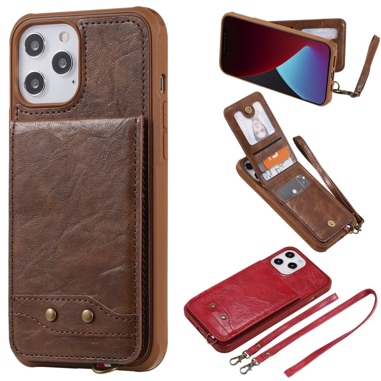 Vertical Flip Wallet Shockproof Back Cover Protective Case with Holder & Card Slots & Lanyard & Photos Frames, For iPhone 12 mini, For iPhone 12 / 12 Pro, For iPhone 12 Pro Max, For Samsung Galaxy Note20, For Samsung Galaxy Note20 Ultra