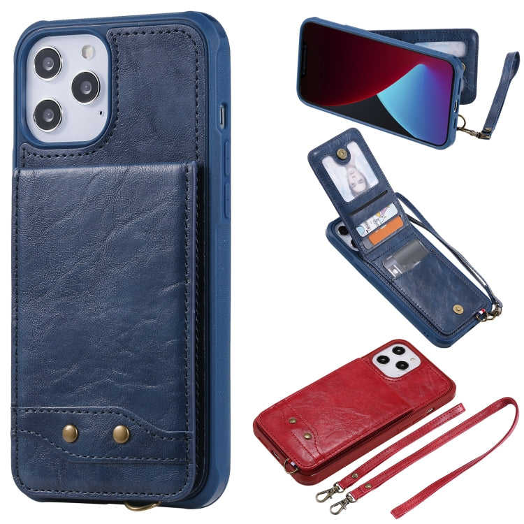 Vertical Flip Wallet Shockproof Back Cover Protective Case with Holder & Card Slots & Lanyard & Photos Frames, For iPhone 12 mini, For iPhone 12 / 12 Pro, For iPhone 12 Pro Max, For Samsung Galaxy Note20, For Samsung Galaxy Note20 Ultra