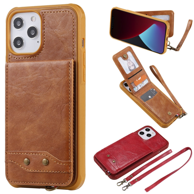 Vertical Flip Wallet Shockproof Back Cover Protective Case with Holder & Card Slots & Lanyard & Photos Frames, For iPhone 12 mini, For iPhone 12 / 12 Pro, For iPhone 12 Pro Max, For Samsung Galaxy Note20, For Samsung Galaxy Note20 Ultra