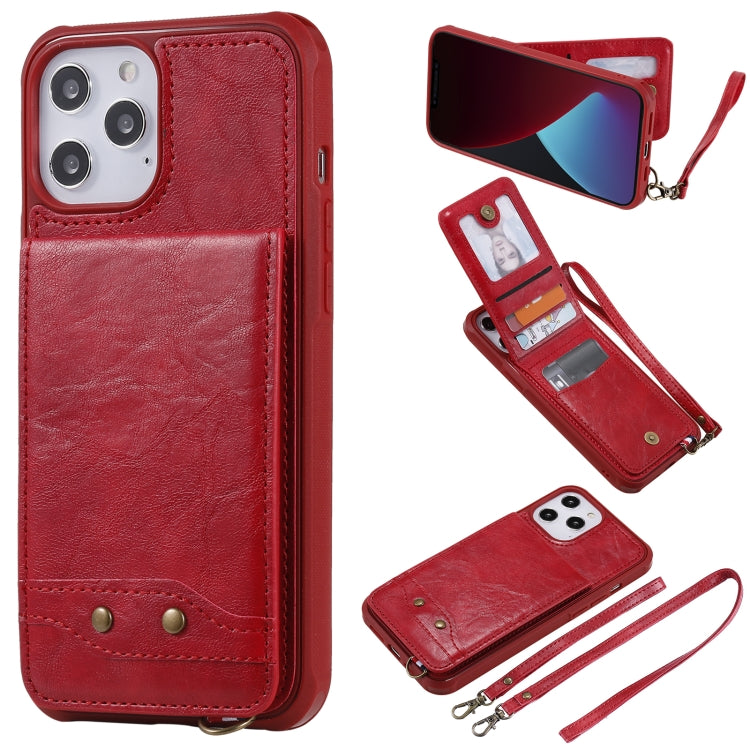Vertical Flip Wallet Shockproof Back Cover Protective Case with Holder & Card Slots & Lanyard & Photos Frames, For iPhone 12 mini, For iPhone 12 / 12 Pro, For iPhone 12 Pro Max, For Samsung Galaxy Note20, For Samsung Galaxy Note20 Ultra