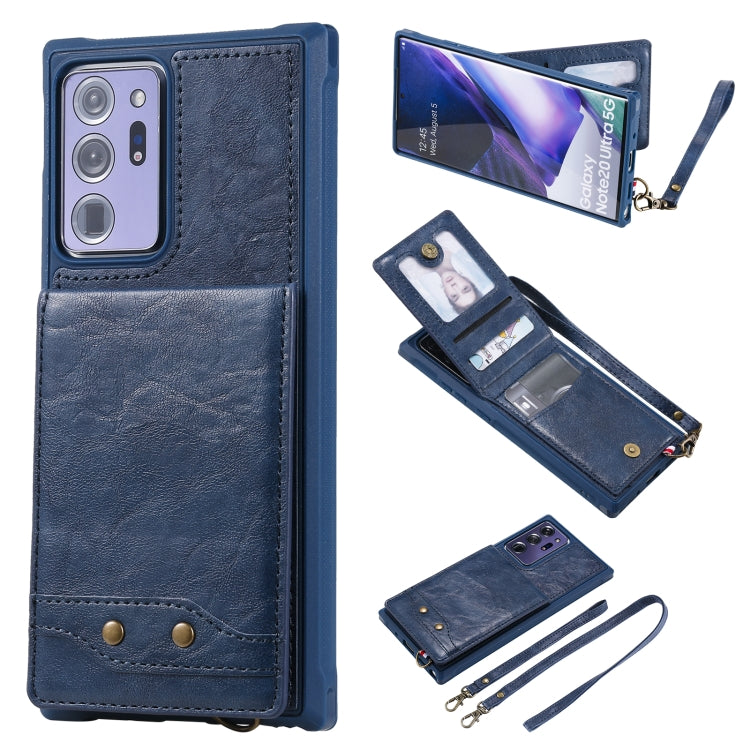 Vertical Flip Wallet Shockproof Back Cover Protective Case with Holder & Card Slots & Lanyard & Photos Frames, For iPhone 12 mini, For iPhone 12 / 12 Pro, For iPhone 12 Pro Max, For Samsung Galaxy Note20, For Samsung Galaxy Note20 Ultra