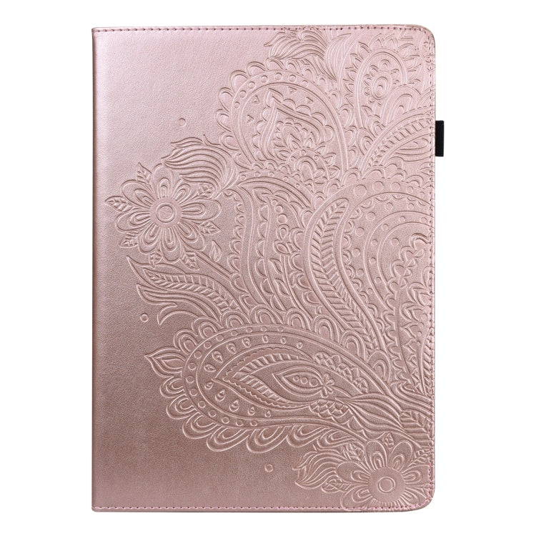 Peacock Embossed Pattern TPU + PU Horizontal Flip Leather Case with Holder & Card Slots & Wallet & Sleep / Wake-up Function