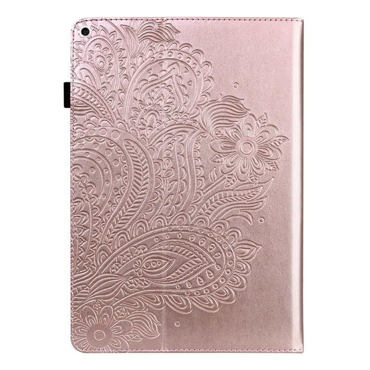 Peacock Embossed Pattern TPU + PU Horizontal Flip Leather Case with Holder & Card Slots & Wallet & Sleep / Wake-up Function