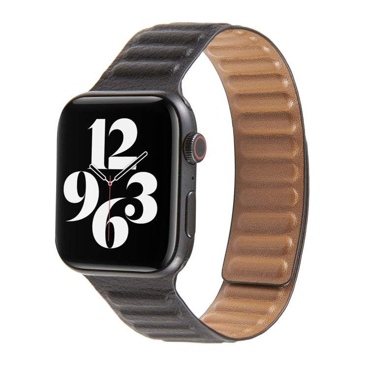 Loop Leather Watchband For Apple Watch Series 6 & SE & 5 & 4 44mm / 3 & 2 & 1 42mm, For Apple Watch Series 7 45mm / 6 & SE & 5 & 4 44mm / 3 & 2 & 1 42mm