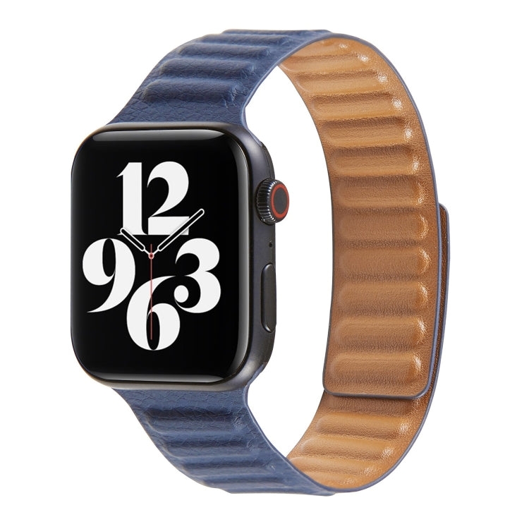 Loop Leather Watchband For Apple Watch Series 6 & SE & 5 & 4 44mm / 3 & 2 & 1 42mm, For Apple Watch Series 7 45mm / 6 & SE & 5 & 4 44mm / 3 & 2 & 1 42mm