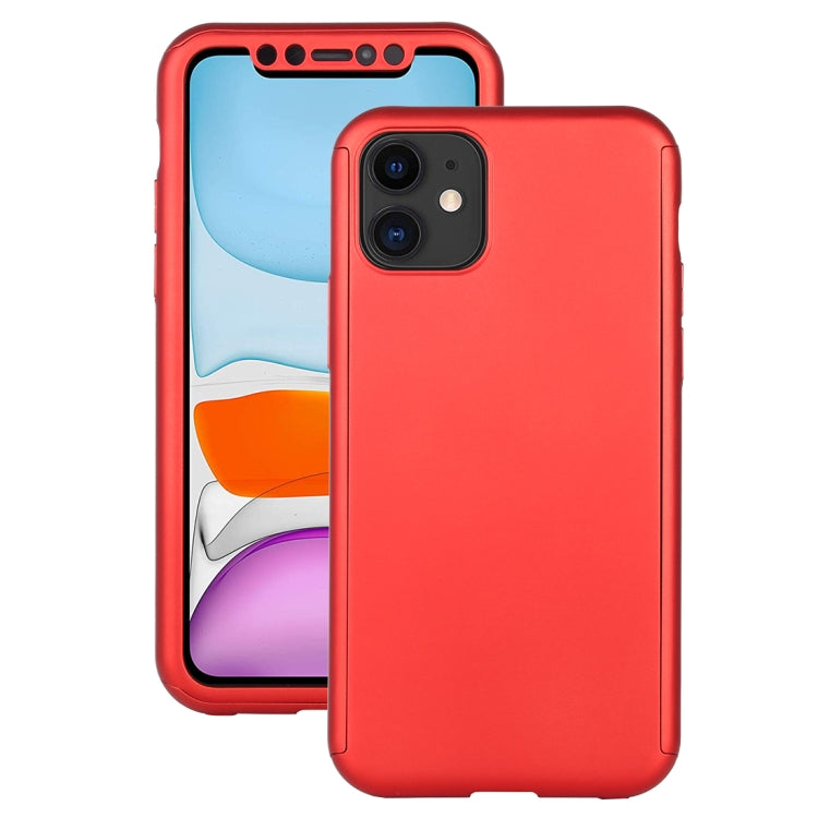 Shockproof PC Full Coverage Protective Case with Tempered Glass Film, For iPhone 11 Pro, For iPhone 11, For iPhone 11 Pro Max