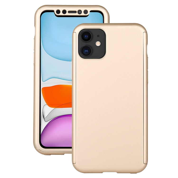 Shockproof PC Full Coverage Protective Case with Tempered Glass Film, For iPhone 11 Pro, For iPhone 11, For iPhone 11 Pro Max