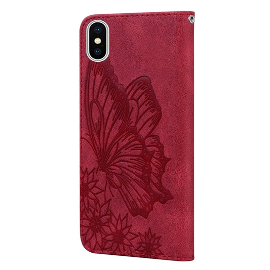 Inside view showing card slot compartments and cash wallet section for iPhone XS Max