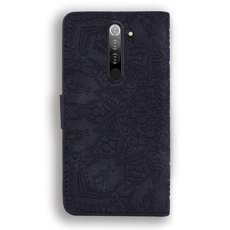 Calf Pattern Mandala Double Folding Design Embossed Leather Case with Wallet & Holder & Card Slots, For Xiaomi Redmi Note 8 Pro, For Galaxy A10s, For Galaxy A20s, For Galaxy A30s / A50s, For Xiaomi Mi CC9e / Mi A3