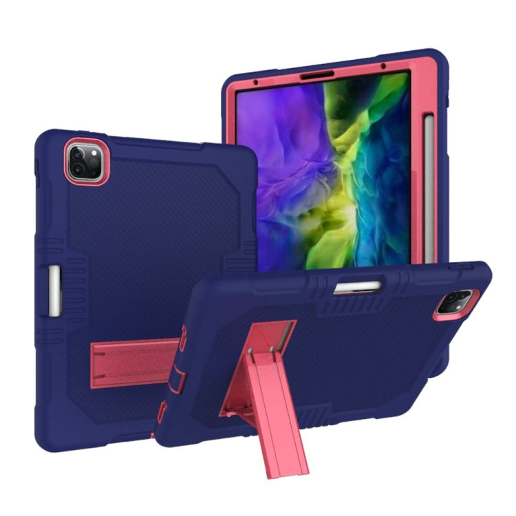 Coque de protection antichoc en silicone et PC avec support pour robot Contrast Color, série 1