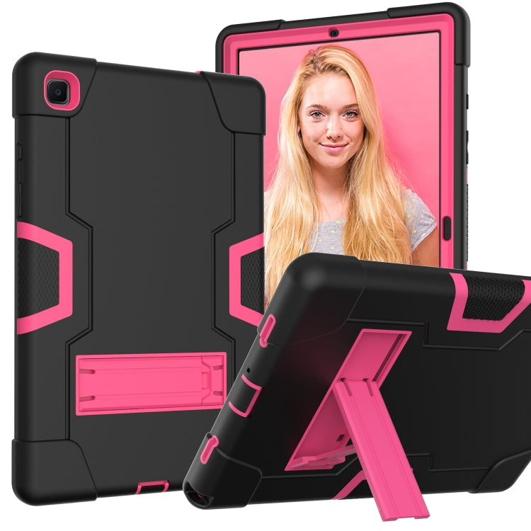 Contrast Color Robot Shockproof Silicon + PC Protective Case with Holder, For Samsung Galaxy Tab A7 10.4 (2020) T500