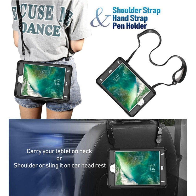 Coque en silicone et PC contrastée avec support pour iPad mini 3