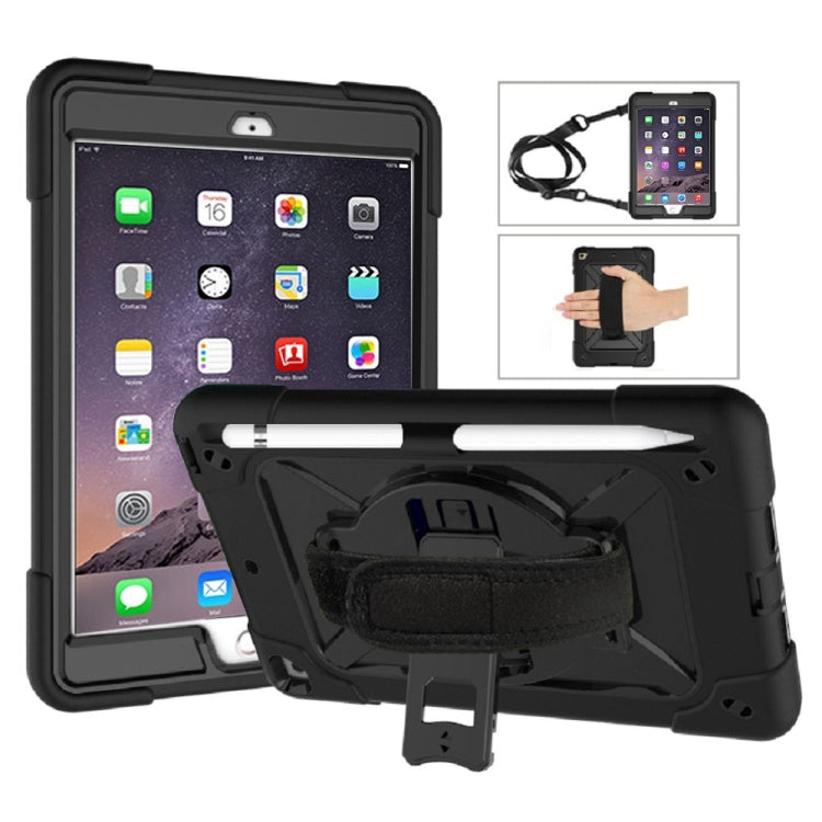 Coque en silicone et PC contrastée avec support pour iPad mini 3