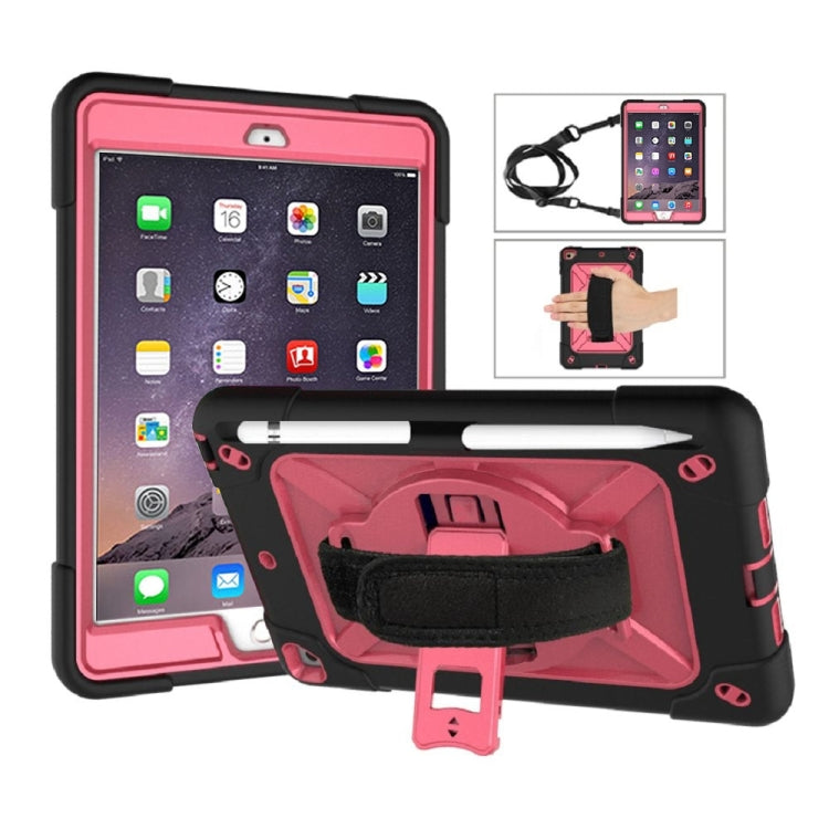Coque en silicone et PC contrastée avec support pour iPad mini 3