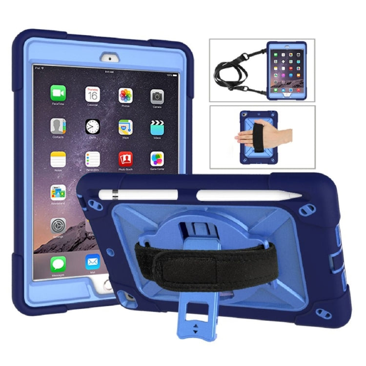 Coque en silicone et PC contrastée avec support pour iPad mini 3