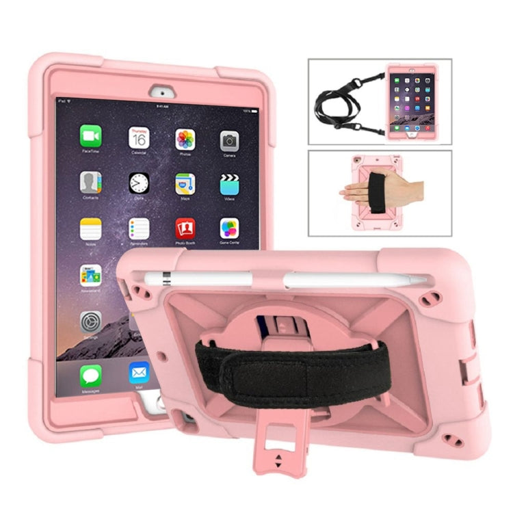 Coque en silicone et PC contrastée avec support pour iPad mini 3
