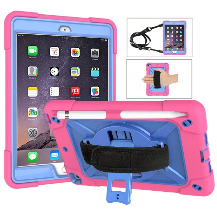 Coque en silicone et PC contrastée avec support pour iPad mini 3