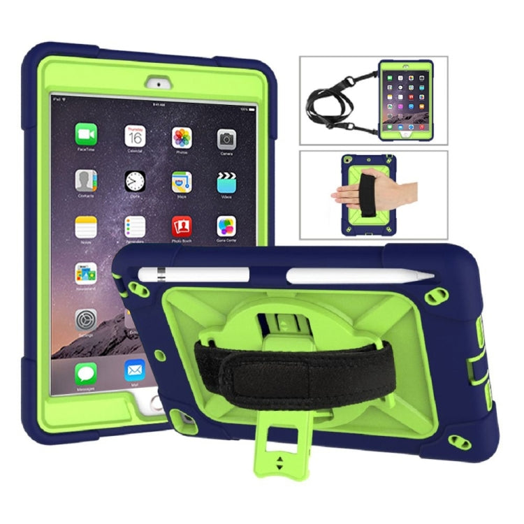 Coque en silicone et PC contrastée avec support pour iPad mini 3