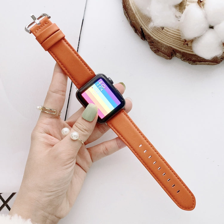 D Character Buckle Smooth Texture Replacement Watchbands For Apple Watch Series 6 & SE & 5 & 4 44mm / 3 & 2 & 1 42mm