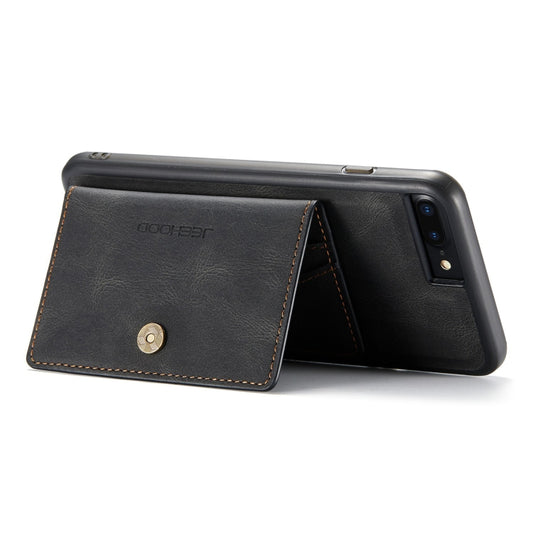 Retro-style magnetic protective case with flip wallet design for Apple iPhones