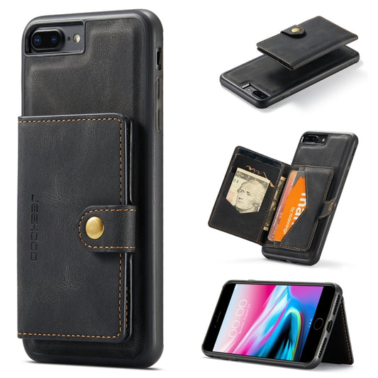 Retro magnetic iPhone case with detachable wallet and card slots for iPhone 8 Plus, 7 Plus, SE, X, XS, XR