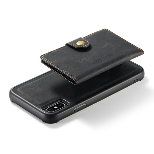 Detachable wallet case for iPhone 11 Pro Max with retro leather design and stand function