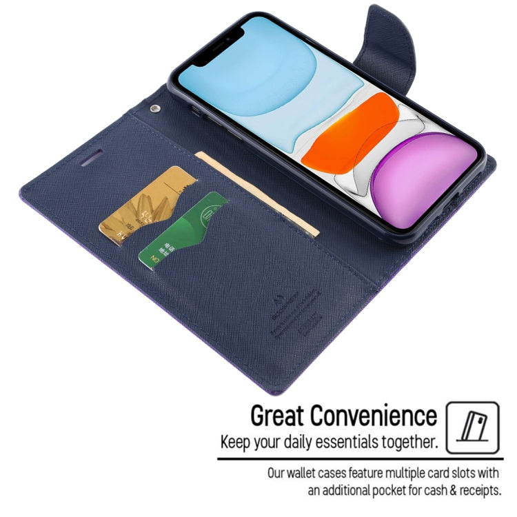 MERCURY GOOSPERY FANCY DIARY Horizontal Flip Leather Case with Holder & Card Slots & Wallet