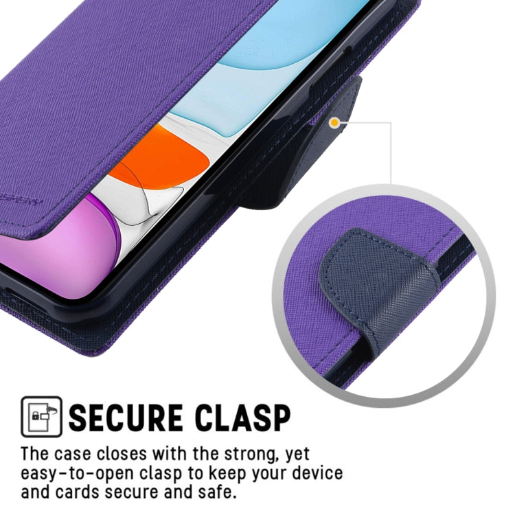 MERCURY GOOSPERY FANCY DIARY Horizontal Flip Leather Case with Holder & Card Slots & Wallet