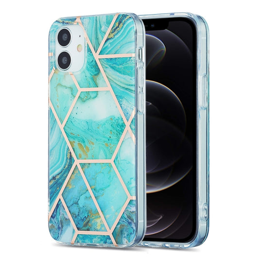 3D electroplating marble pattern TPU case for iPhone 12 Pro Max with protective design