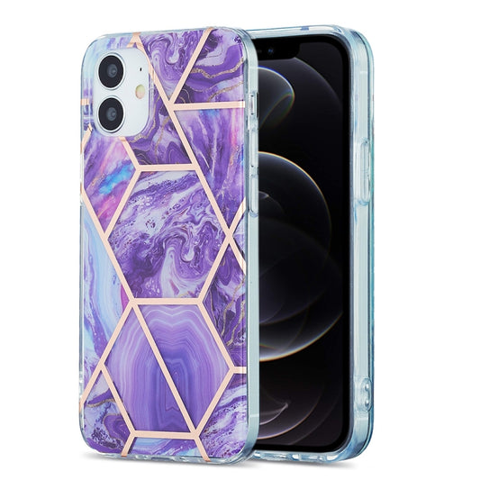Durable TPU marble case iPhone 12 Pro Max corner protection close-up